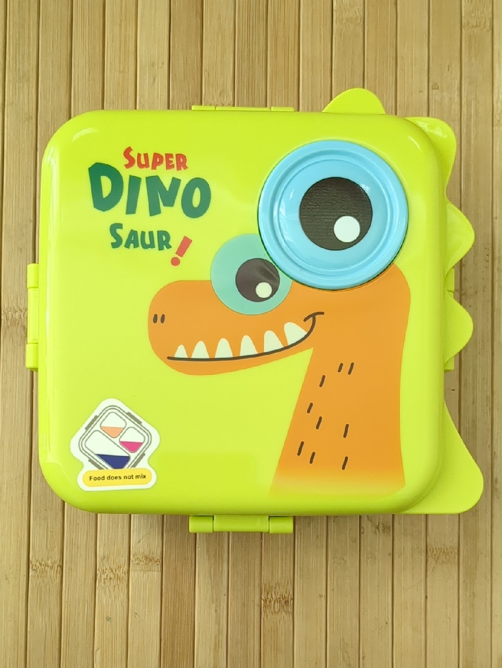 Super Dino Saur Dinosaur Bento Lunch Box for Kids, NEW NWT